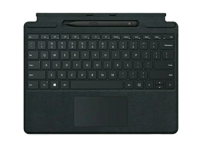 マイクロソフト Surface Pro スリム ペン 2付き Signature キーボード ブラック 8X8｜見てね価格BAMBOO