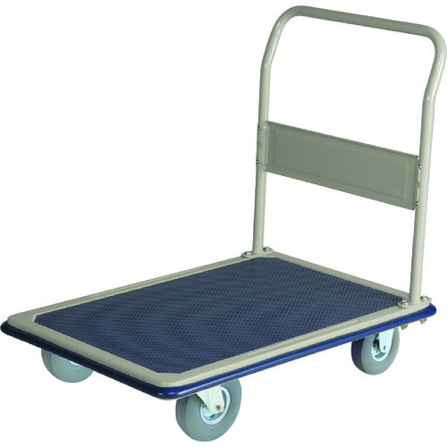 【東証上場の安心企業】●金沢車輌 NHT-302SL ノーパンクスチール台車（ハンドル固定式）(4546678006273） 【送料無料!（一部エリア配送不可）/代引不可】