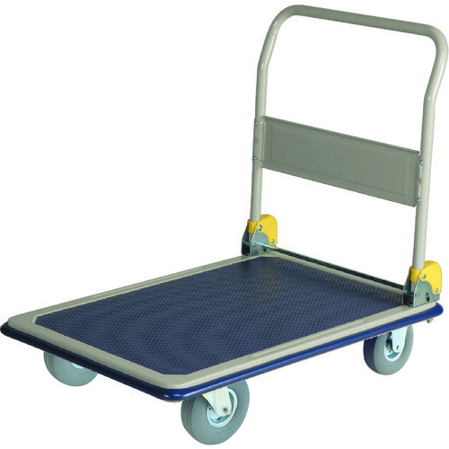 【東証上場の安心企業】●金沢車輌 NHT-301SL ノーパンクスチール台車（ハンドル折畳式）(4546678006266） 【送料無料!（一部エリア配送不可）/代引不可】