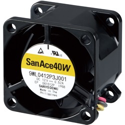 【東証上場の安心企業】【新品・お取り寄せ】San Ace 防水ファン/40×28mm (9WL0424P3G001)【北海道、沖縄、離島は配送不可】