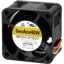 【東証上場の安心企業】【新品・お取り寄せ】San Ace　防水ファン/40×28mm (9WPA0412P3G001)【北海道、沖縄、離島は配送不可】