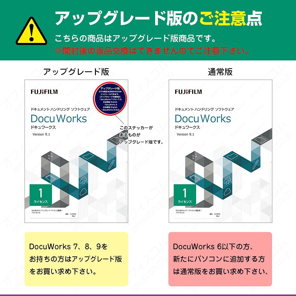 高級な DocuWorks 9.1 アップグレード ライセンス認証版 5ライセンス SDWL559A panyocokan.desa.id