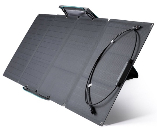 東証上場の安全性のある会社組織EcoFlow/エコ流れ EFDELTA 110W ソーラーチャージャー EFSOLAR110N 貨物輸送無料（北海道・沖縄・離島送りとどける不可）