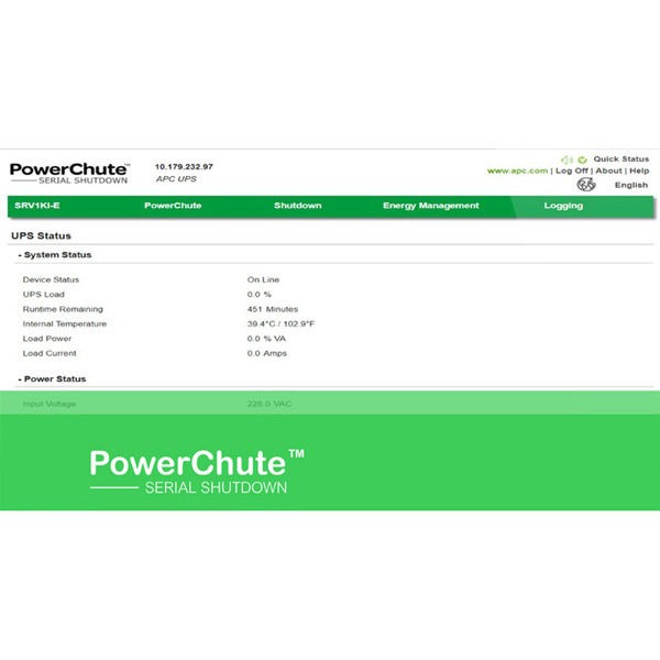 APC UPSワット数管理することソフトウエア SSPCSSWLJ PowerChute  力強さ落下傘 Serial Shutdown for Business 新品・店卸し資産あり・貨物輸送無料！（沖縄・離島送りとどける不可）【kk9n0d18p】