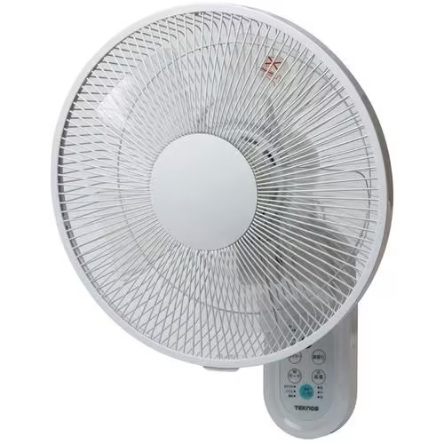 ［新品・在庫あり］ 東証上場の安心企業 TEKNOS（テクノス）30cm　DCモーター壁掛けフルリモコン扇風機　KI-DC338　送料無料(沖縄、離島配送不可）　【kk9n0d18p】