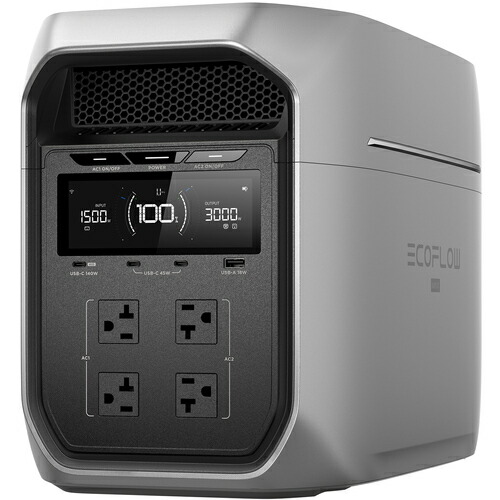 （東証上場の安心企業）新品・在庫有り　EcoFlow (エコフロー) DELTA 3 MAX Plus EFD3MP-JP　送料無料(沖縄、離島配送不可）　【kk9n0d18p】 83,050円