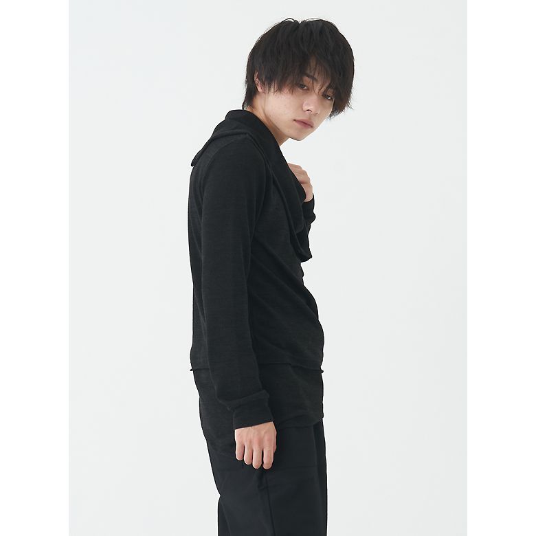 楽天市場 カットソー ドレープネック ニットソー メンズ モード系 メンズファッション As Super Sonic As Super Sonic Mitezza