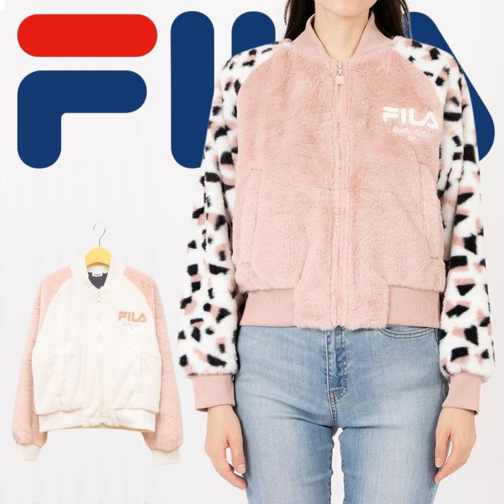 楽天市場】FILA フィラ フェイクファージャケット メンズ レディース