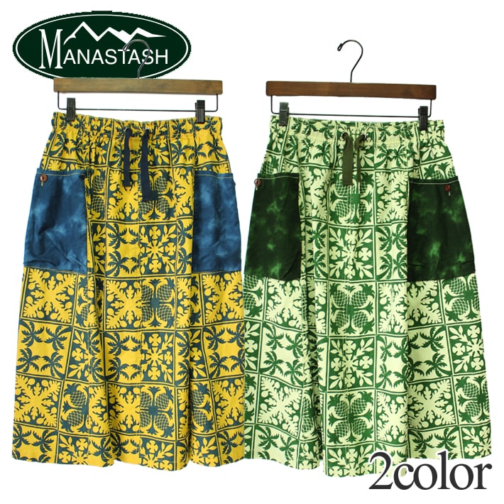 楽天市場】MANASTASH マナスタッシュ スカート ハーフ ミニ プリント