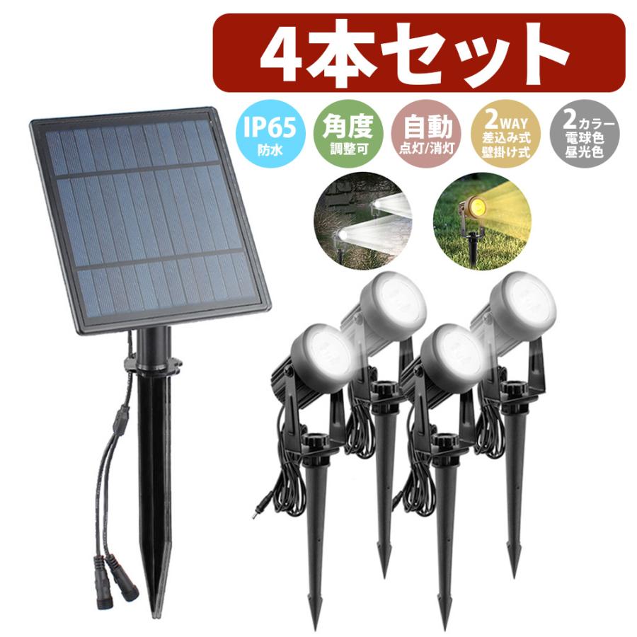 ガーデンライト ソーラー 明るい ソーラーライト 屋外 led 防水 おしゃれ 外灯 庭 玄関 埋め込み 壁掛け 壁付け 照明 LED 電球色 暖色