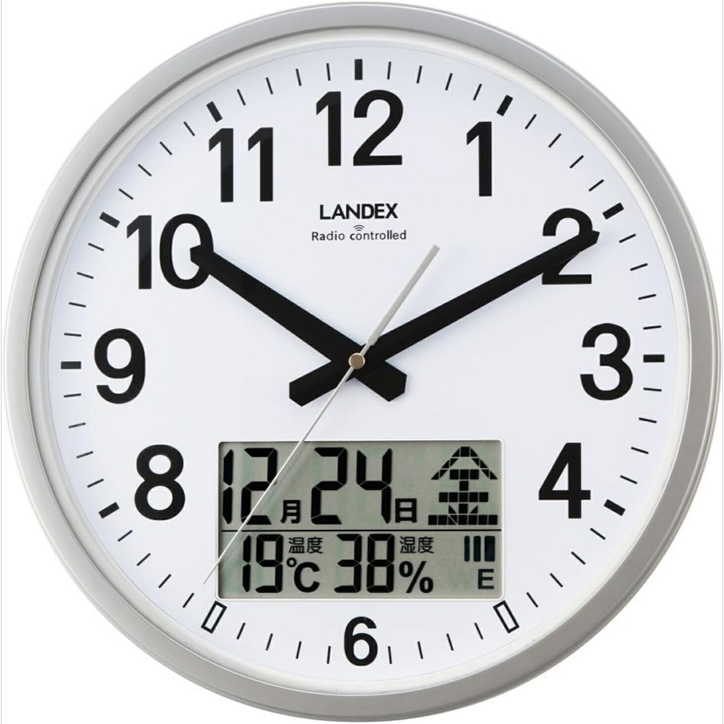 楽天市場】Landex ランデックス インフォライフ[壁掛け 電波時計