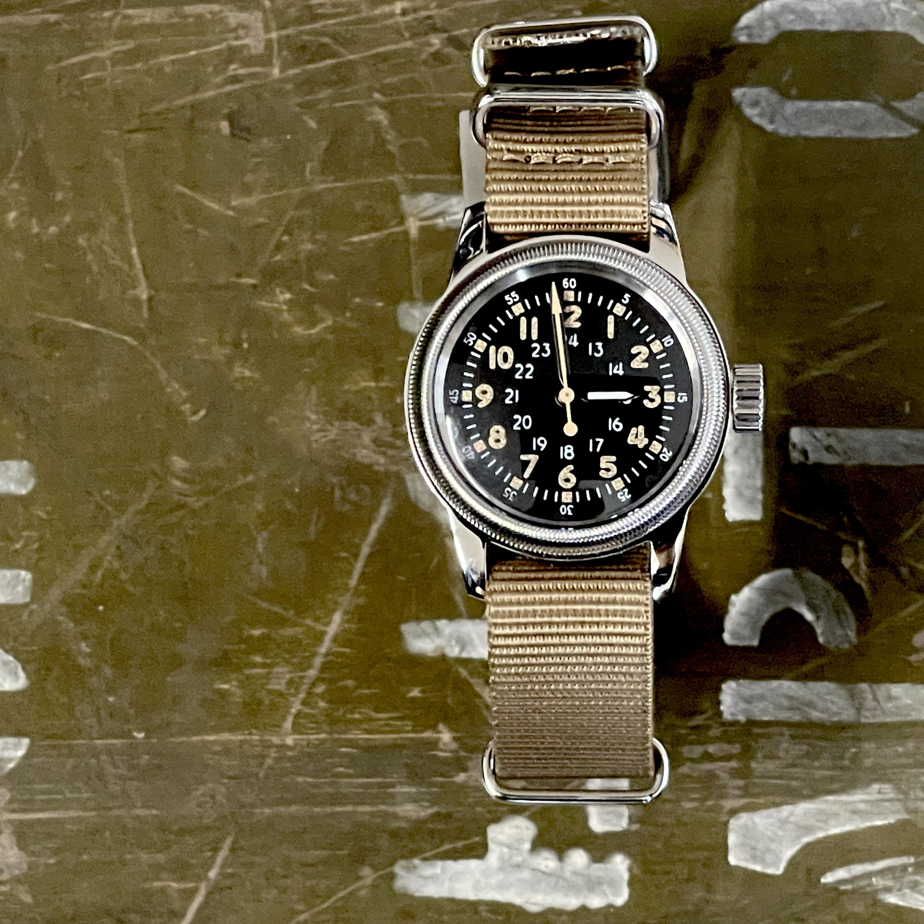 【軍用多針モデル!!新品】ミリタリーウォッチ 24時間計 日付②フルブラック 楽天市場】MONTRE ROROI モントルロロイ A-11 24時間 ブラック