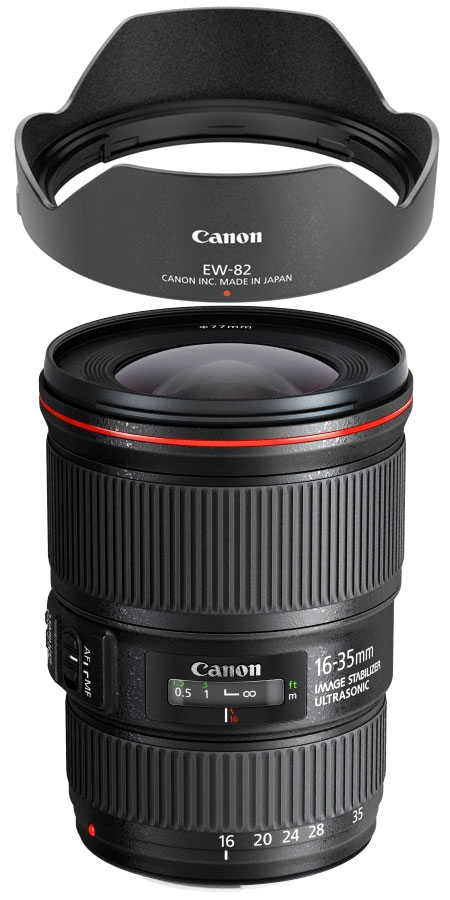 Canon EF16-35粍 F4L IS USM (IF, RU) L水晶体 フルサイズ相応う手ぶれ手を加える付F4広角望遠レンズ [02P05Nov16]