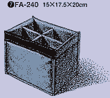 ドンケ FA-240 4-区劃 720-240【貨物輸送無料/置き手紙風呂敷き包みあるいは宅配便での送りとどける】[02P05Nov16]