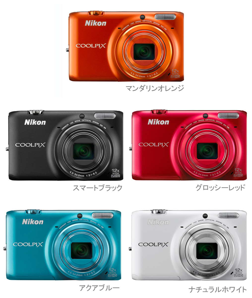Nikon COOLPIX S3700 ☆Wi-Fi機能付きでスマホ転送可能