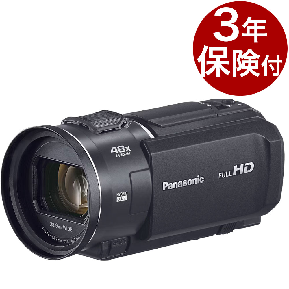 楽天市場】店頭展示品 Panasonic HC-V495M-KJ [ブラック] ビデオカメラ