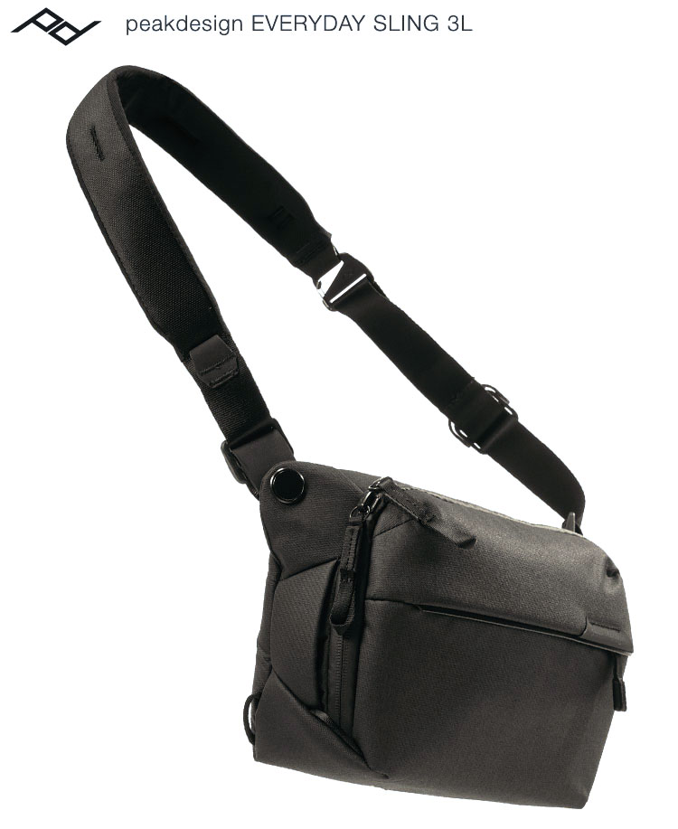 楽天市場】【送料無料】 peakdesign Everyday Sling 3L Black ピーク