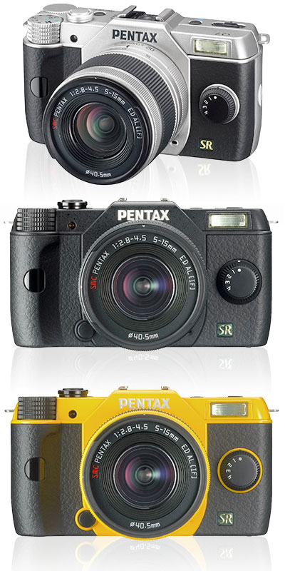 【楽天市場】PENTAX Q7 ズームレンズキット レギュラーカラー（シルバー/ブラック/イエロー）Q7＋ 02 STANDARD ZOOM