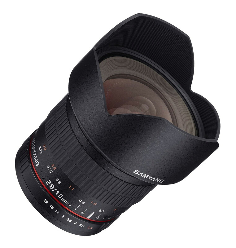 [3年保険付] Samyang 10mm F2.8 ED AS NCS CS 超広角低歪曲マニュアルレンズ[02P05Nov16]｜カメラのミツバ