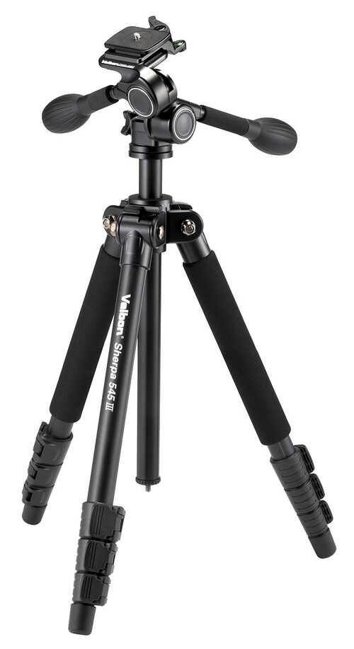 ベルボン 小型アルミ三脚 SHR445-3N ［4段］ Velbon（ベルボン） 小型アルミ三脚 4段 シェルパ 445III N