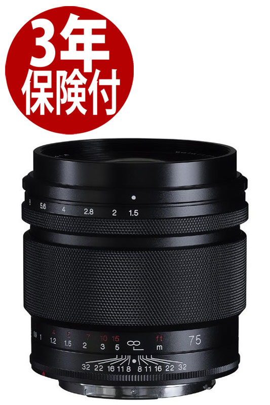 [３年保険付]フォクトレンダー NOKTON 75mm F1.5 Aspherical RFマウント (4530076236035) 大口径中望遠レンズ [02P05Nov16]