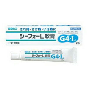 【第（2）類医薬品】ジーフォーL軟膏　20g×10個　佐藤製薬　 ※7,000円(税込)以上お買上で送料無料（沖縄・離島配送なし）