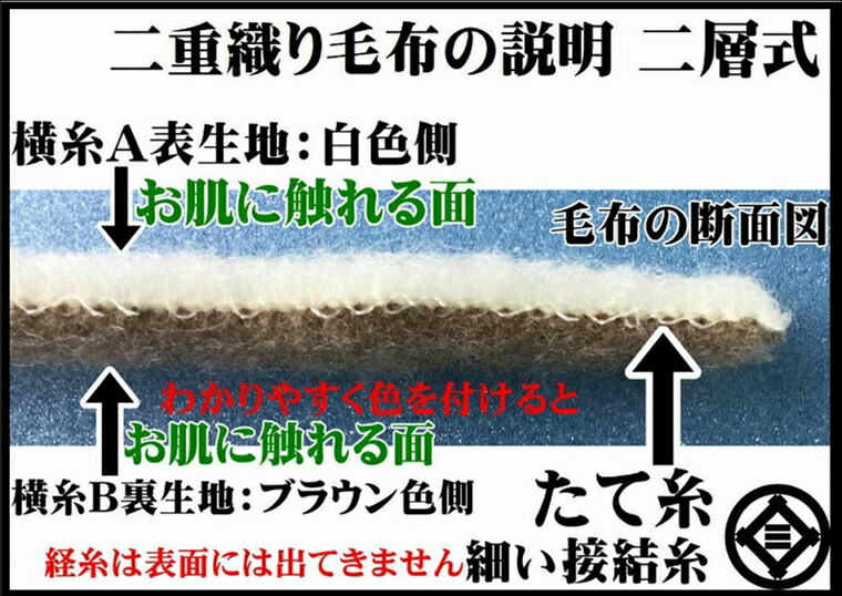 公式三井毛織エジプト超長綿綿毛布国産アイボリー天然色140x200cm送料無料C555