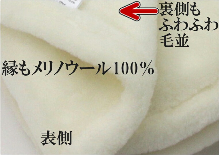 掛けシングル国産防縮厳選メリノウールマイヤー毛布洗える日本製オフホワイト天然色シーズンオフ今だけカシミヤの毛布ひざ掛けが付いてきます