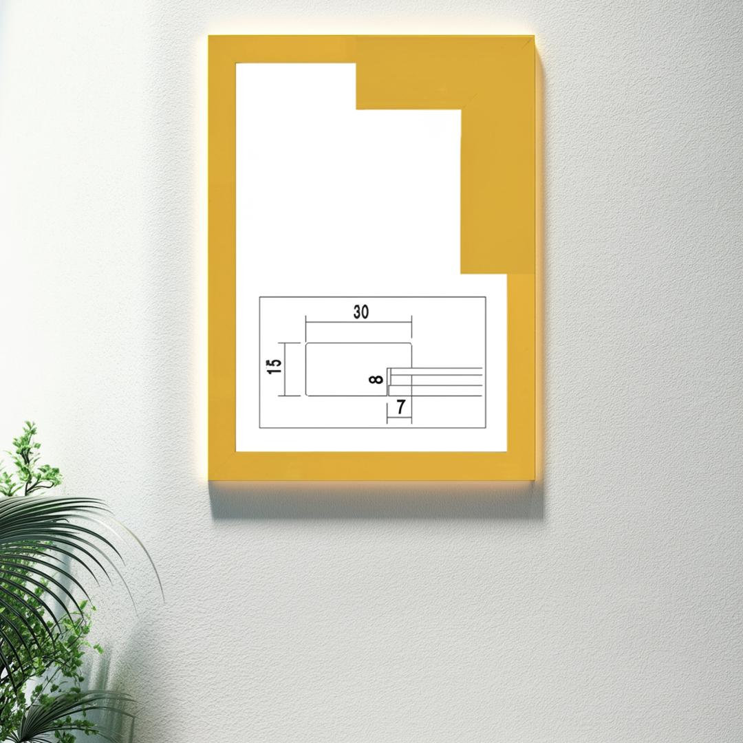 楽天市場】額ポスターフレーム.OAフレーム額縁.木製（MDF）.サイズ A4