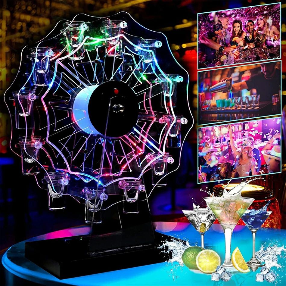 テキーラ観覧車 LED酒ボトルの表示棚 12カップ バー ホテルLED 楽天市場】テキーラ観覧車 LED酒ボトルの表示棚 12カップ バーホテル