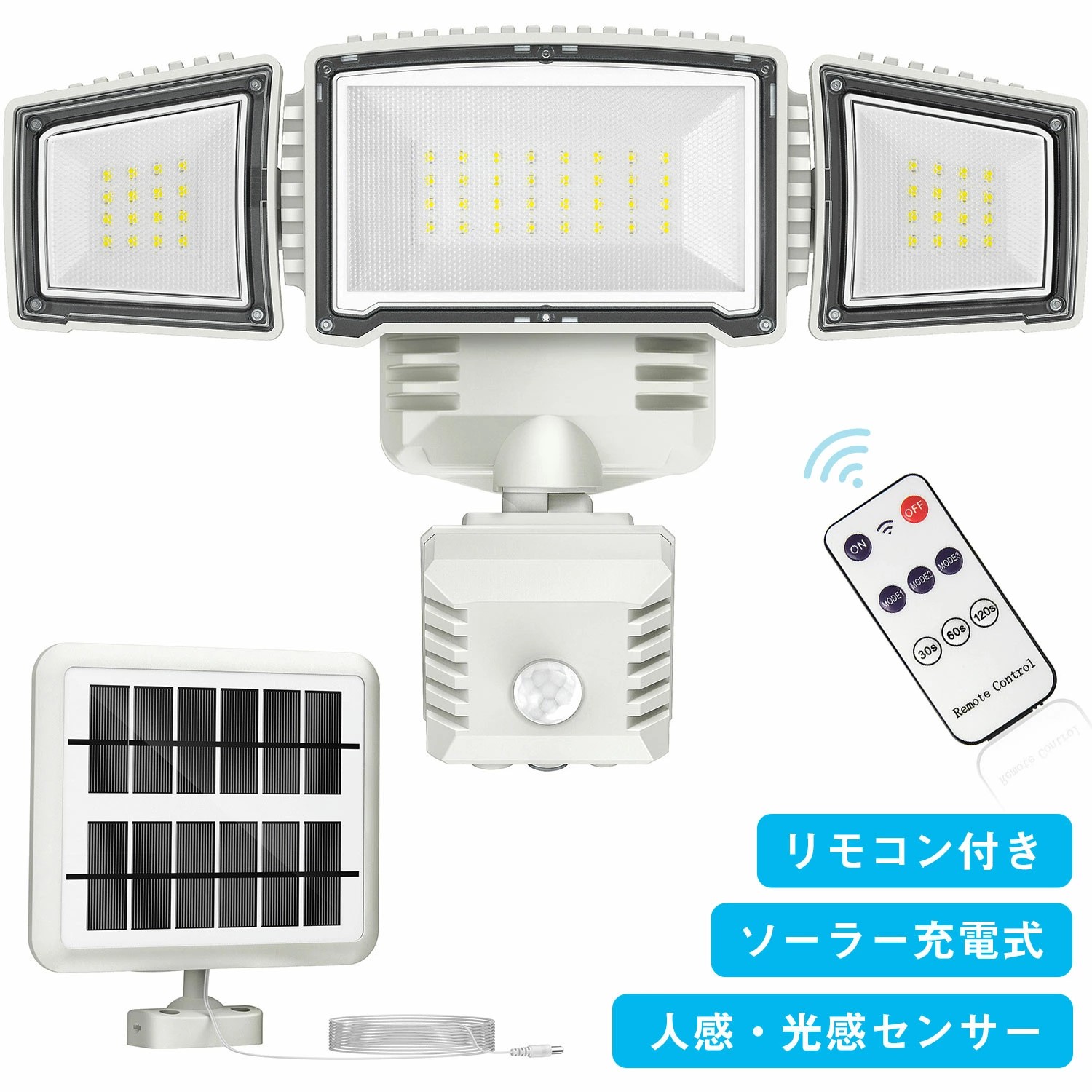 ソーラーともし火 戸外 雨合羽 LED 人感 感知器ともし火 ソーラーともし火 感知器ともし火 遠隔操作付き添い人 末たのもしい 高明快さ 園地ともし火 豪然たる 3600mAh大電気容量 明かり代不必要 防犯ともし火 停電打つ手 3面発しる 角度自然調整 飾り付け式 庭 貨物輸送無料 花・ガーデン・DIY-ライト・イルミネーション