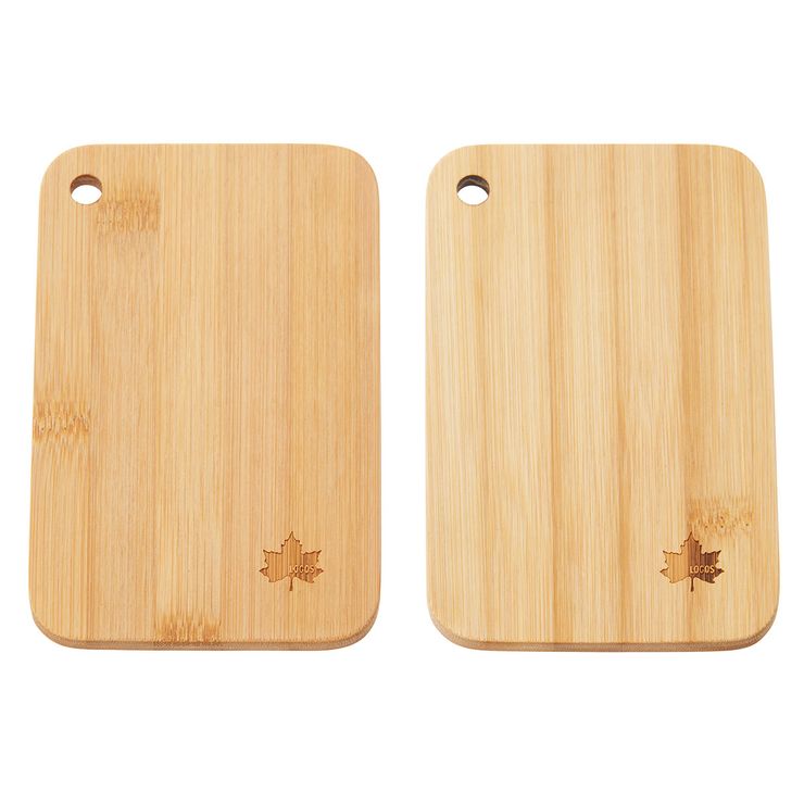 LOGOS Logos Bamboo Female Kit Perfect Cutting Board (2pcs) 88230244 lgs-88230244 Outdoor Fishing Travel Supplies Camping Mountaineering BBQ Cooking Supplies Outdoor Cookware