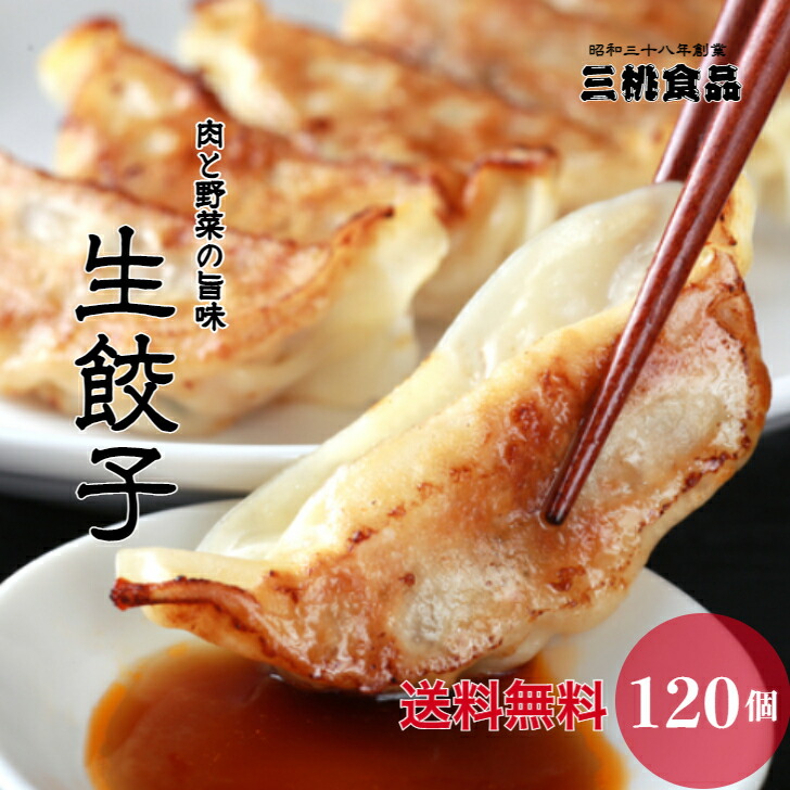 市場 送料無料 120個セット 餃子セット 取り寄せ モチモチ 三桃餃子 国産 生餃子 ギョーザ 餃子 冷凍 冷凍餃子 ぎょうざ セット