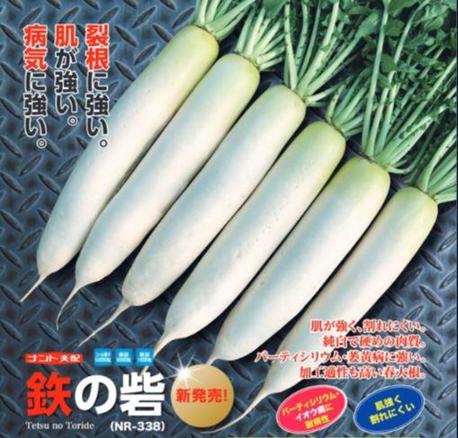〈1000粒・8000粒〉 ダイコン種【　鉄の砦　】ナント種苗
