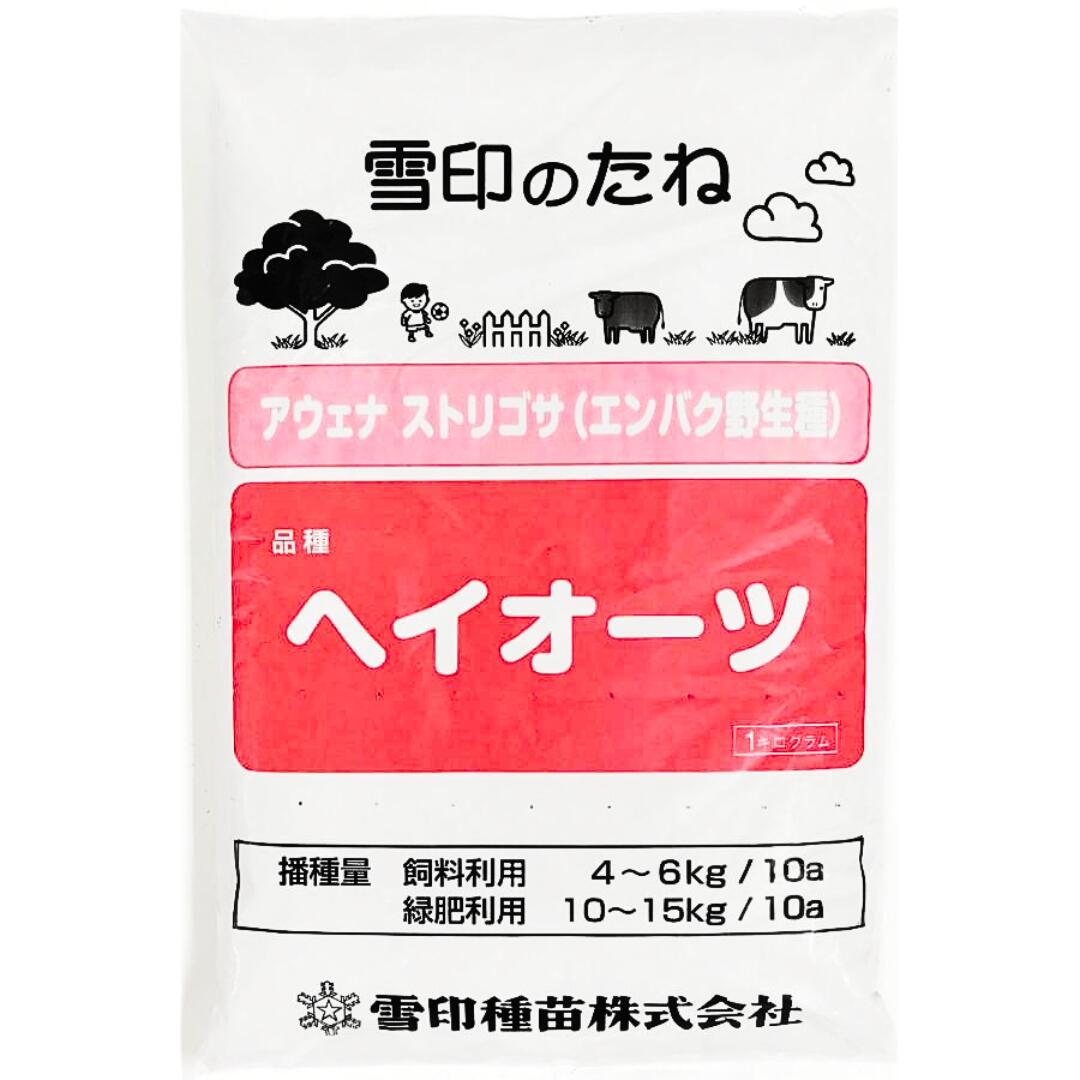 〈1kg・20kg〉アウェナストリゴサ種（えん麦自然状態種）【 ヘイオーツ 】雪印種苗