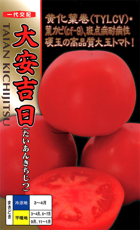 ※7月上旬入荷後発送トマト種【 大安吉日 】ナント種苗|みつのぶ × Flower Trail