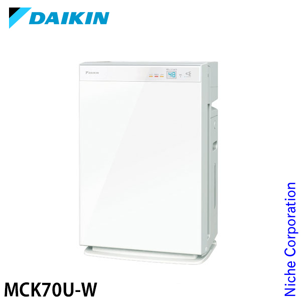 ダイキン 空気清浄機 MCK70U-W ホワイト 加湿ストリーマ 花粉対策製品認証  加湿器 加湿空気清浄機