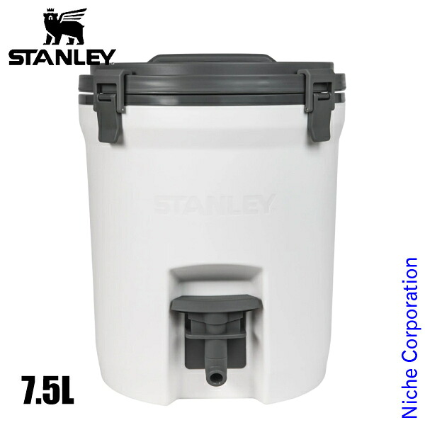 【楽天市場】【10日は！枚数限定 最大1,000円OFFクーポン】ウォータージャグ スタンレー 7.5L ホワイト STANLEY 01938-016 国内正規品 ウォータータンク 大容量 保冷 アウトドア タンク キャンプ ジャグ BBQ バーベキュー サーバー：ニッチ・リッチ・キャッチ