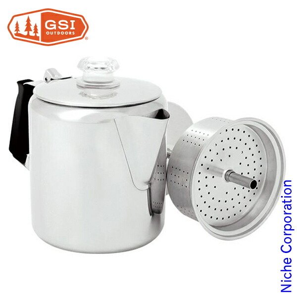 【廃盤】GSI OUTDOORS 18-8ステンレス パーコレーター3カップ 164_1_800.jpg?20080919145316