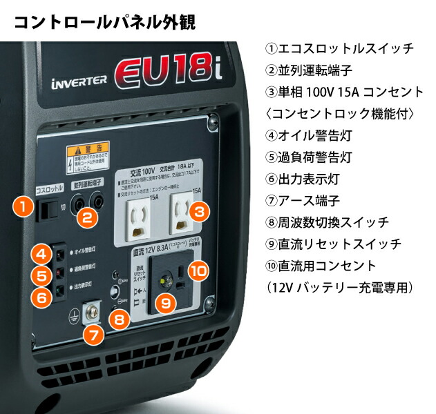 ホンダ EU9i 正弦波インバーター搭載発電機 オイル充填試運転済 新品 EU9IT1JN1 防災 非常用電源 ホンダ発電機