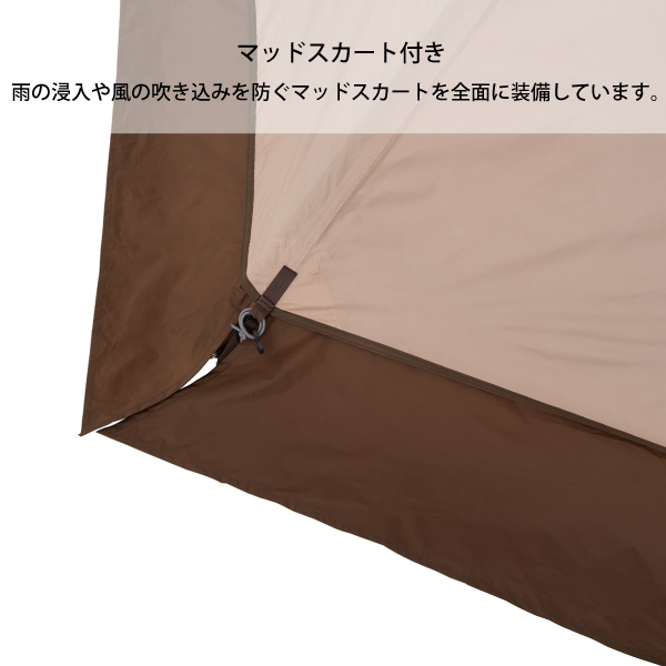 ロゴス Tradcanvas VポールTepee400-BA 71805573 キャンプ用品 テント