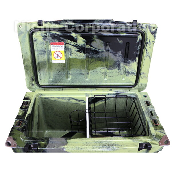 45qt 正規販売店 アウトドア 最大1 000円offクーポン配信中 Deelight ディーライト クーラーボックススポーツ アウトドア クーラーボックス ニッチ リッチ キャッチ Deelight アイスランドクーラー ライトグリーンカモ 最大1 Dlight393