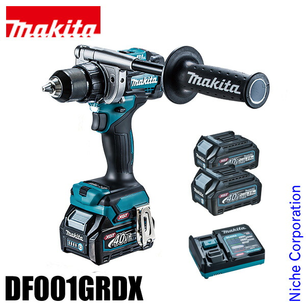 マキタ（makita） 充電式ドライバドリル DF001GRDX バッテリ・充電器付 電動 コードレス バッテリー40Vmax 純正品｜ニッチ・リッチ・キャッチ