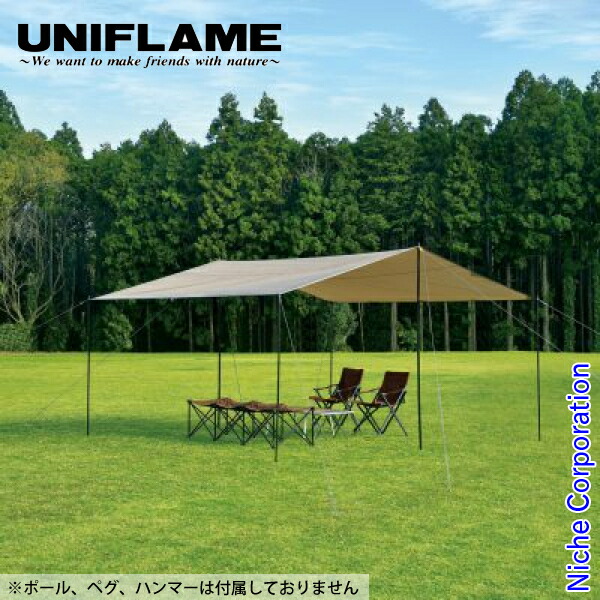 楽天市場】ユニフレーム UNIFLAME タープ Tarp ヘキサタープ