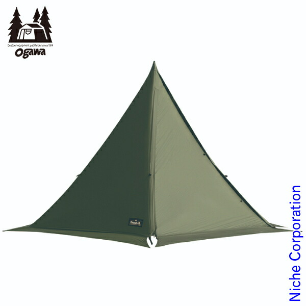 楽天市場】オガワ タッソ OGAWA Tasso 2726 ワンポールテント 2人用 3