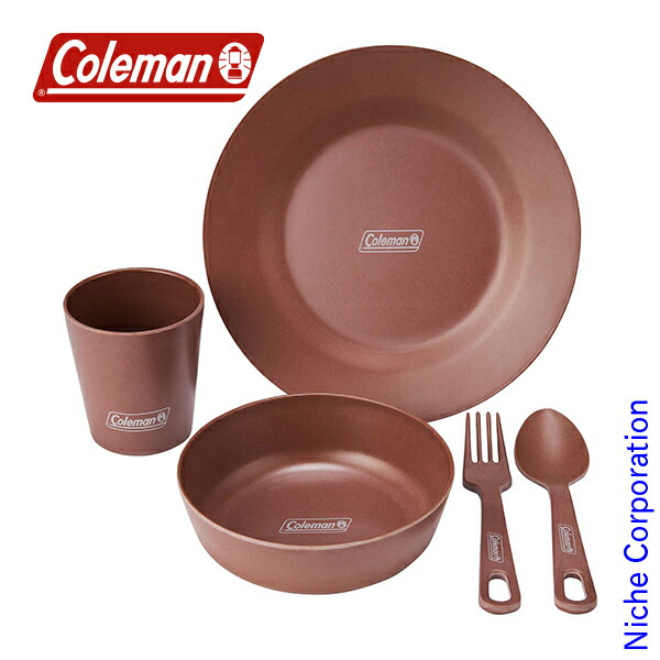 楽天市場】コールマン 食器セット オーガニックテーブルウェアセット