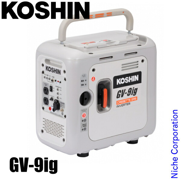 【未開封】工進(KOSHIN) インバーター発電機 GV-18EC 1.8kVA 楽天市場】工進 発電機 インバーター発電機 GV-18EC 0658666 防災 定格