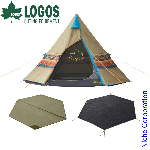 楽天市場】テントセット 送料無料 LOGOS/ロゴス LOGOS ナバホ