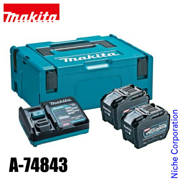 楽天市場】マキタ（makita） パワーソースキットXGT5 A-71990 バッテリ・充電器 BL4040×2本 急速充電器DC40RB 防災 マキタ  バッテリー 40Vmax 純正品 : ニッチ・リッチ・キャッチ