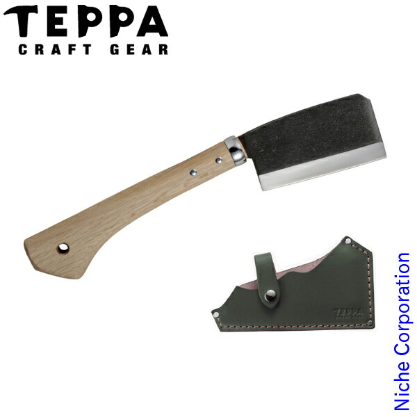 楽天市場】テッパ 薪割鉈 守門 ヌメ革 TEPPA 014038 なた 斧 薪割り